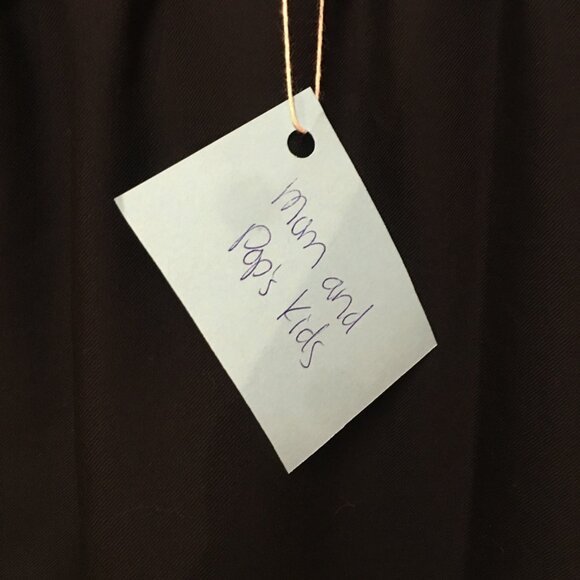 Skirt 100% Wool Girls L 10/12 Maxi Black Ruffle Tiered Preppy Mom and Pop's Kids - Picture 2 of 9